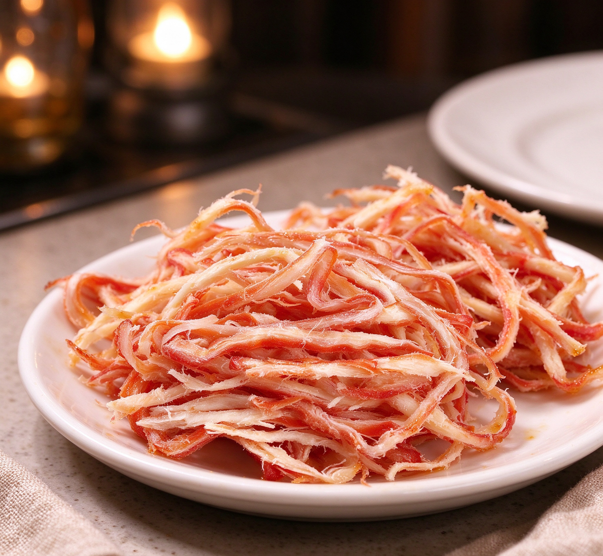 Delicate Seafood Delight: Crispy Crab Strands