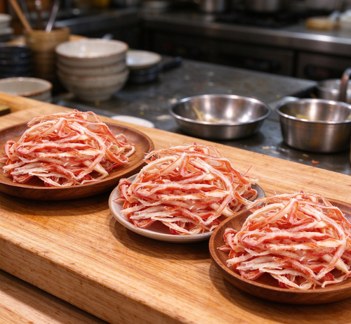 Delicate Seafood Delight: Crispy Crab Strands